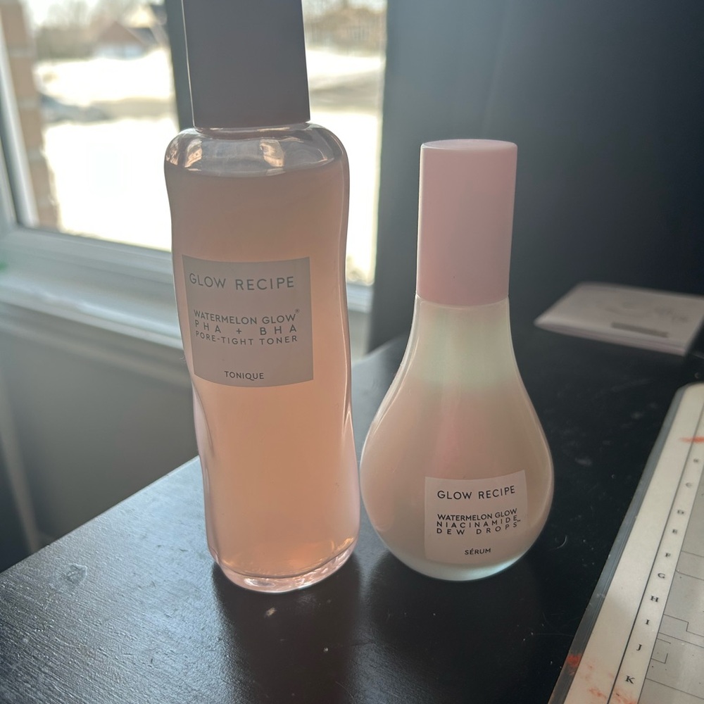 Glow Recipe Watermelon Glow Toner and Serum Set